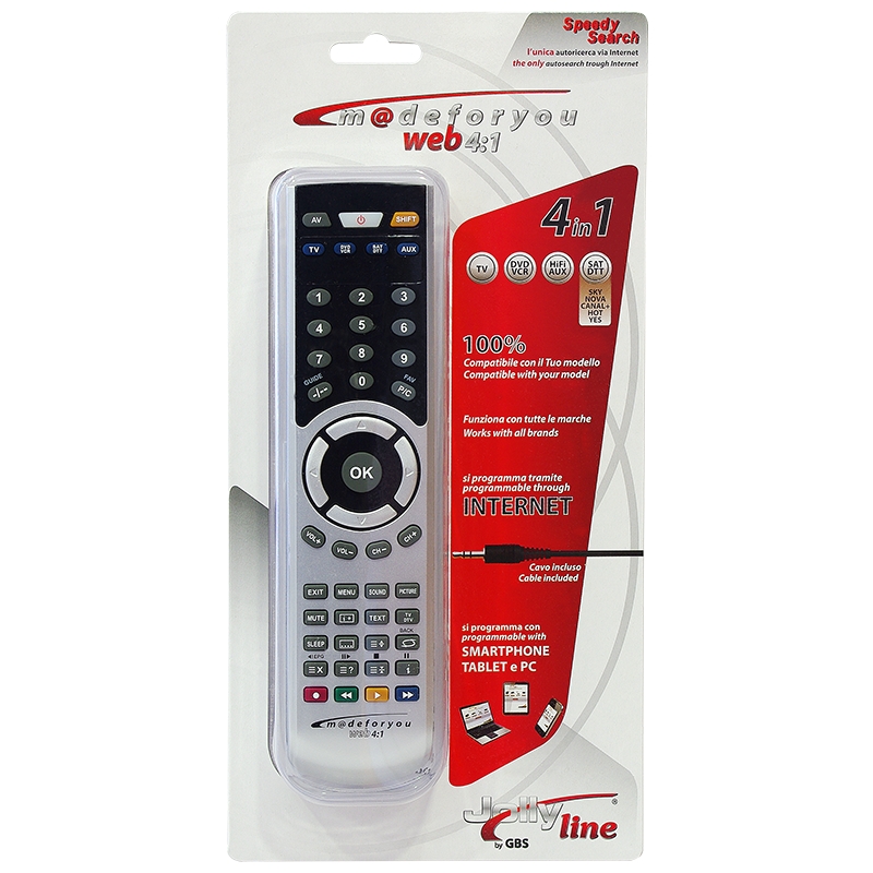 REMOTE CONTROLS / PROGRAMMABLE / REMOTE CONTROL MADE FOR YOU WEB 41 ΚΙΤ